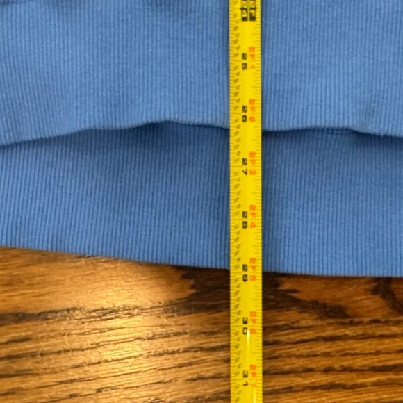 Aerie XL Blue Cotton Sweatshirt - Picture 6 of 6